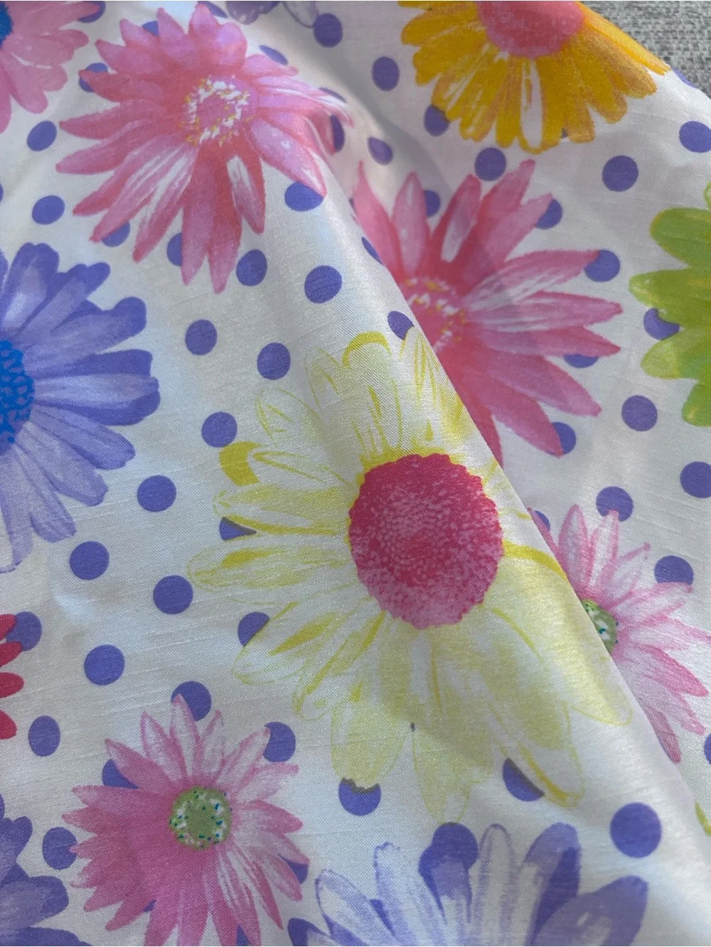 Youngland Girls Floral Sunburst Dress with Purple Sash Size 4